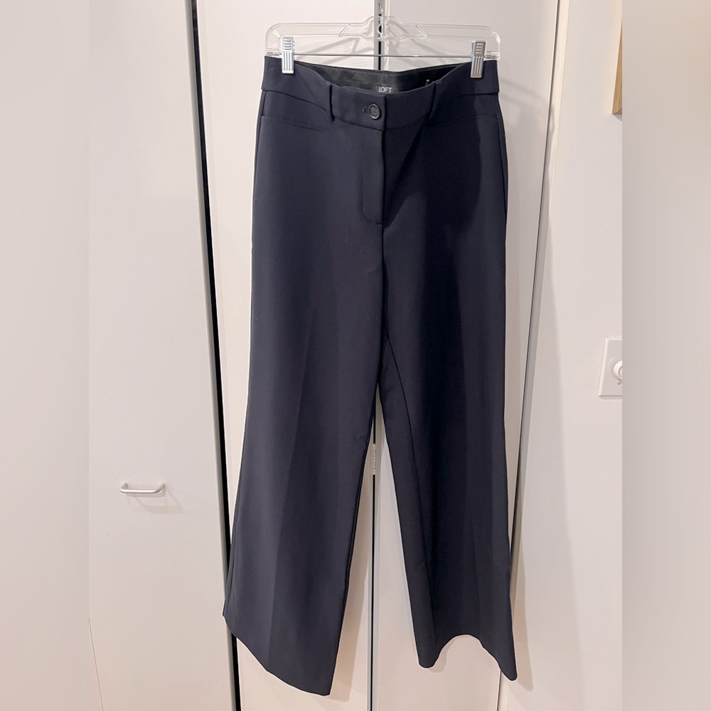 NWT LOFT high waisted wide leg trouser pants
